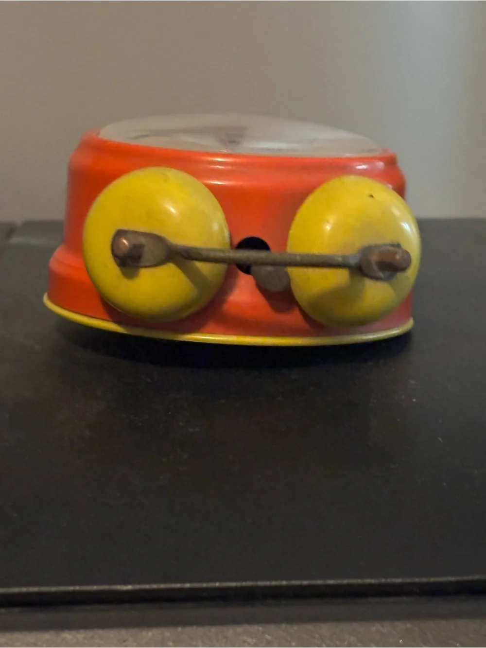 Disney Minnie Mouse Red and Yellow Twin-Bell Alarm Clock